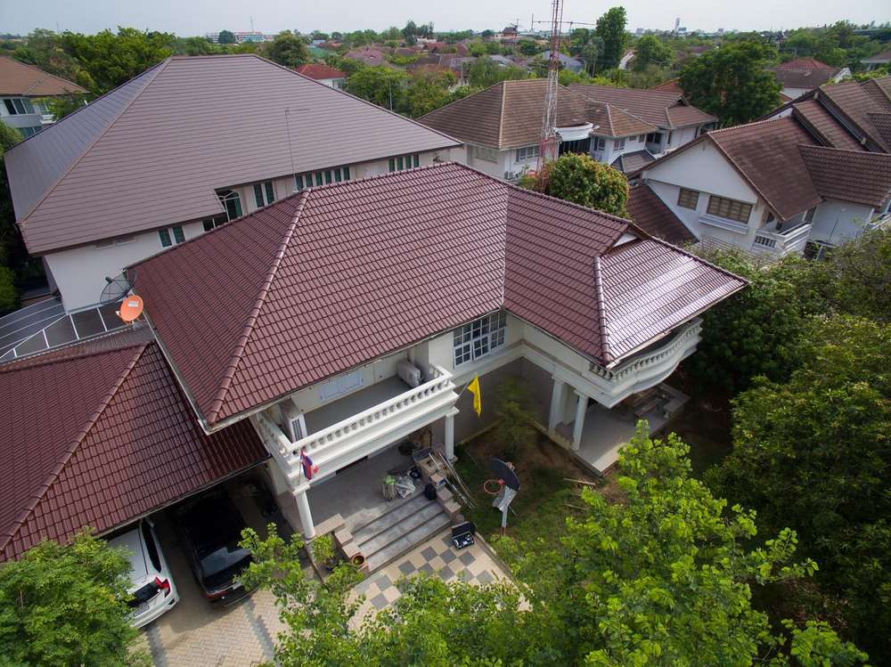 บ้านเซรามิก สีทิมเบอร์ บราวน์