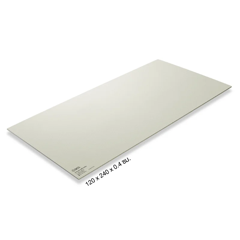 ฝ้าสมาร์ทบอร์ด เอสซีจี รุ่นขอบเรียบ ขนาด 120X240X0.4 ซม. สีซีเมนต์